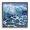 Stupell Industries Strong Crashing Waves on Beach Floating Frame, design by Kate Jarvik Birch